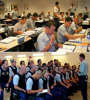 ATF Special agents participating in classroom based training