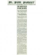 Newspaper Article - The St. Paul Pioneer - John T. Foley