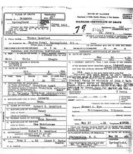 Image of Thomas Lankford certificate of death