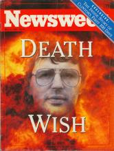 David Koresh surrounded by flames on the cover of Newsweek magazine, dated May 3, 1993.
