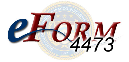 Banner for eForm 4473 with the ATF seal behind it. 