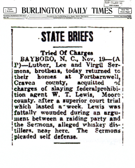 Image Birlington Daily Times newspaper article with headline, State Briefs 