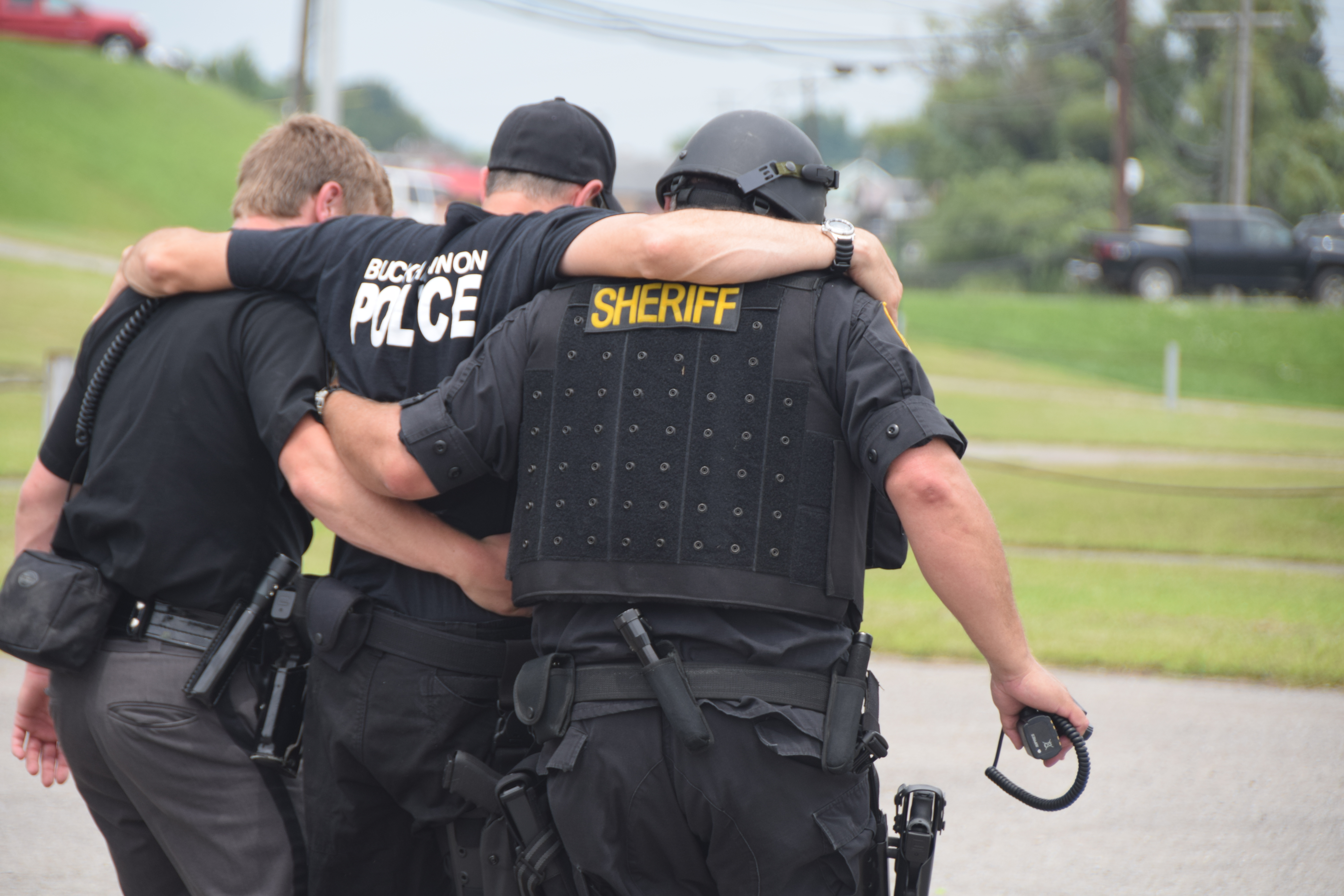 Image of law enforcement officers participating in training