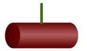 M-250, red color with a green fuse