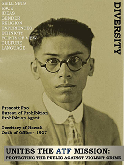 Poster of Prescott Foo, agent in the Territory of Hawai‘i in 1927