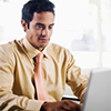 Person using a computer
