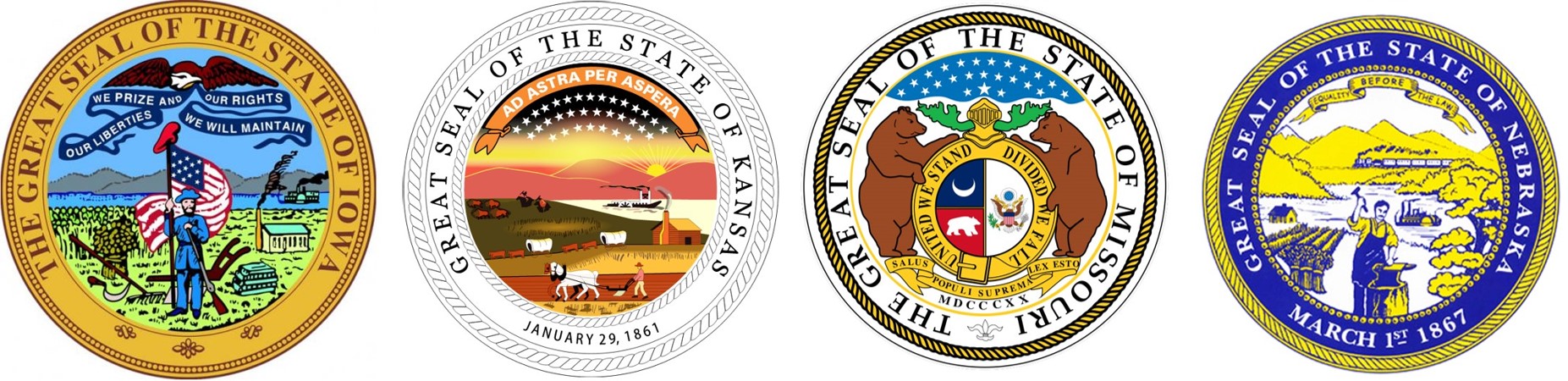Kanasas City Field Division State Seals