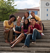 Image of young college students