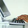 Image of a person using a computer