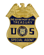 Image of the Department of the Treasury, Bureau of Alcohol, Tobacco and Firearms badge