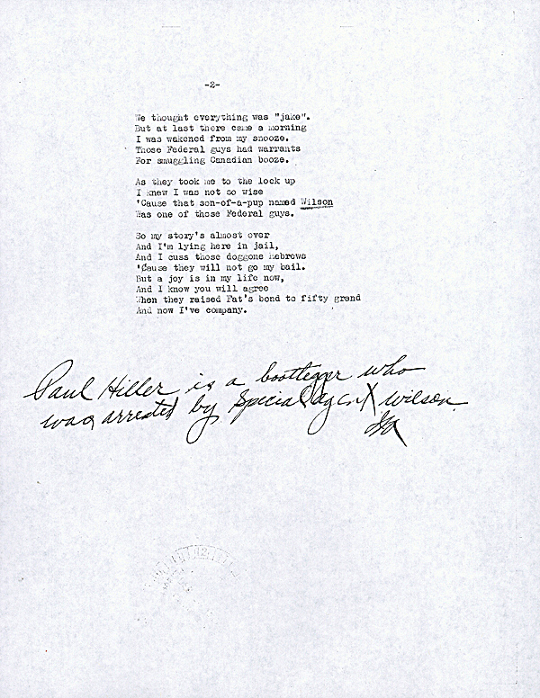 Image of Page 2 of Poem, Brainstorm by Paul Miller