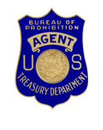 Image of the Department of the Treasury, Bureau of Alcohol, Tobacco and Firearms badge