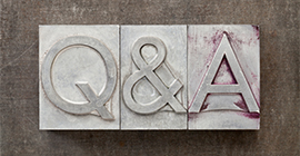 Image of the letters Q and A 