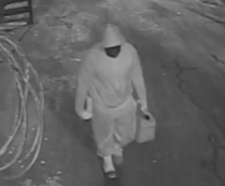 Image 1 of suspect in Commercial Arson, Fayetteville, NC