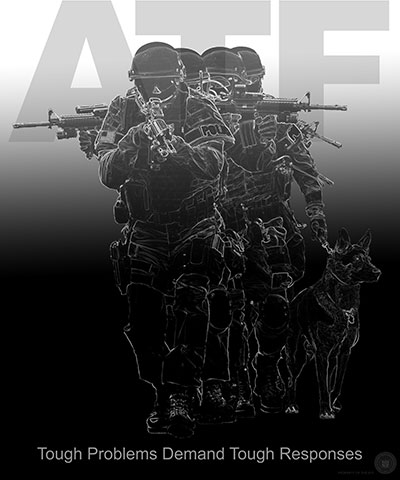 Image of an ATF assault team