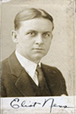 Image of Eliot Ness and his signature.