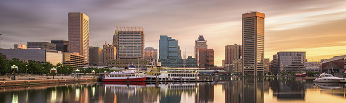 Imagen de la línea del horizonte de Baltimore, Maryland