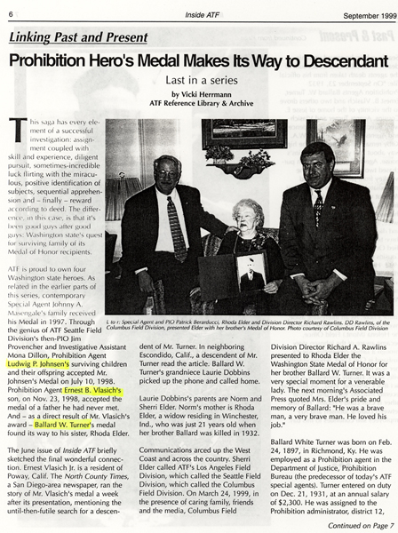 Image of Inside ATF Newsletter - September 1999