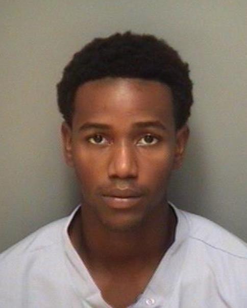 Booking photo of Dominique Dejone Thurston courtesy of Albemarle County Police Department