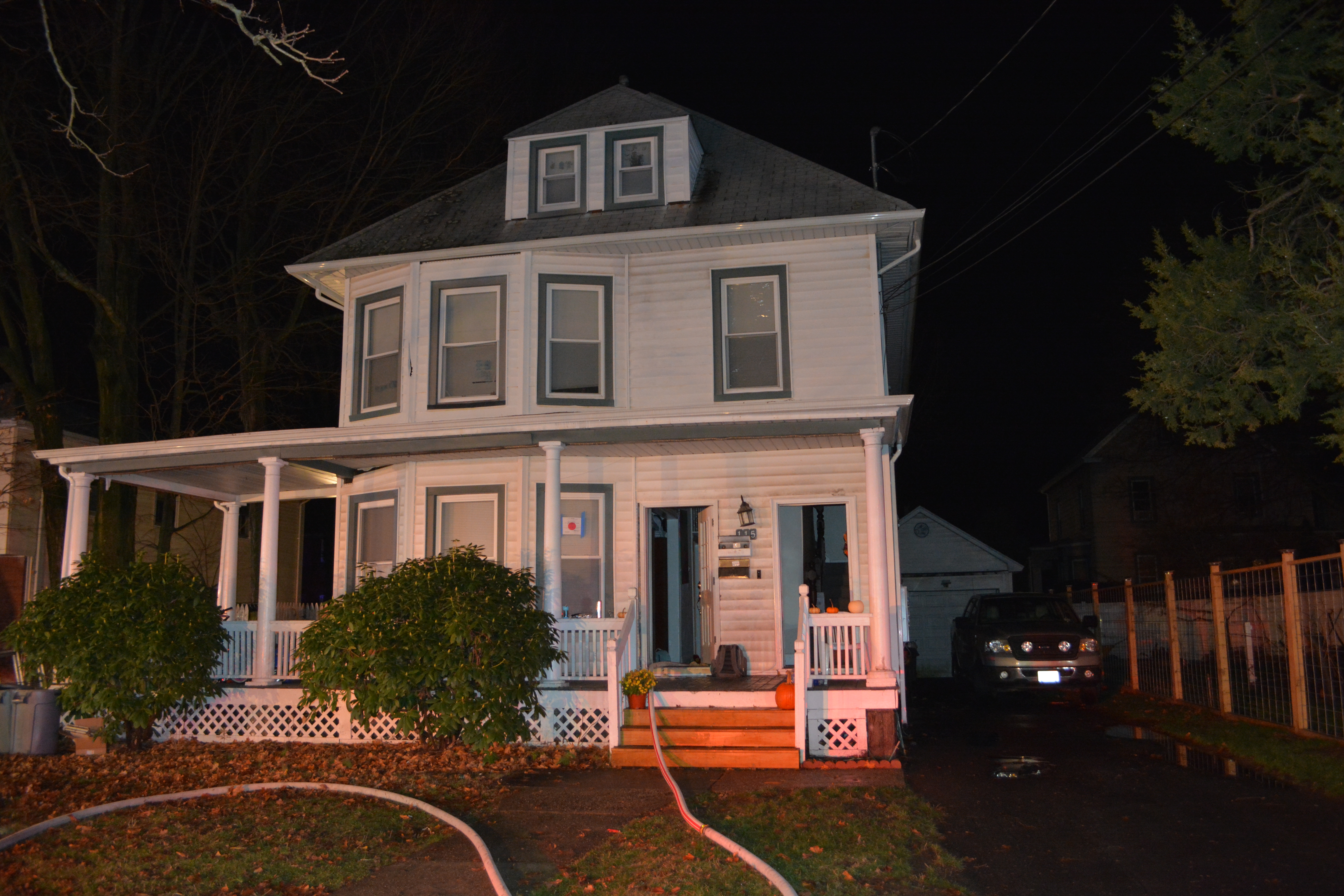 Damaged house at 115 Washington Ave, Suffern, NY