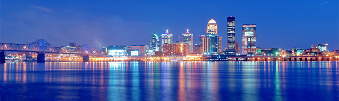 Image of Louisville Kentucky's skyline
