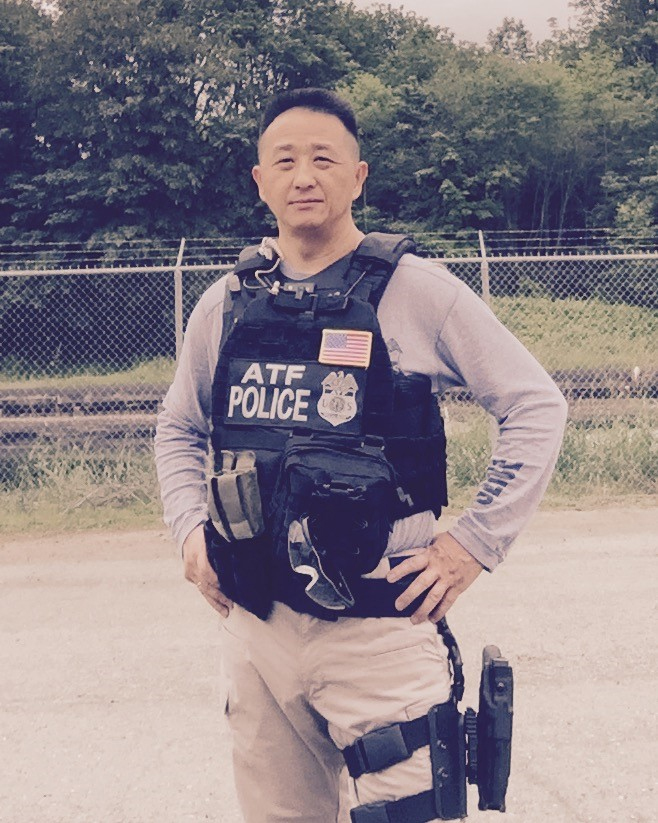 Special Agent Casey T. Xiong at the ATF Seattle Field Division 
