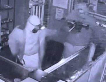 Two suspects caught by video surveillance camera