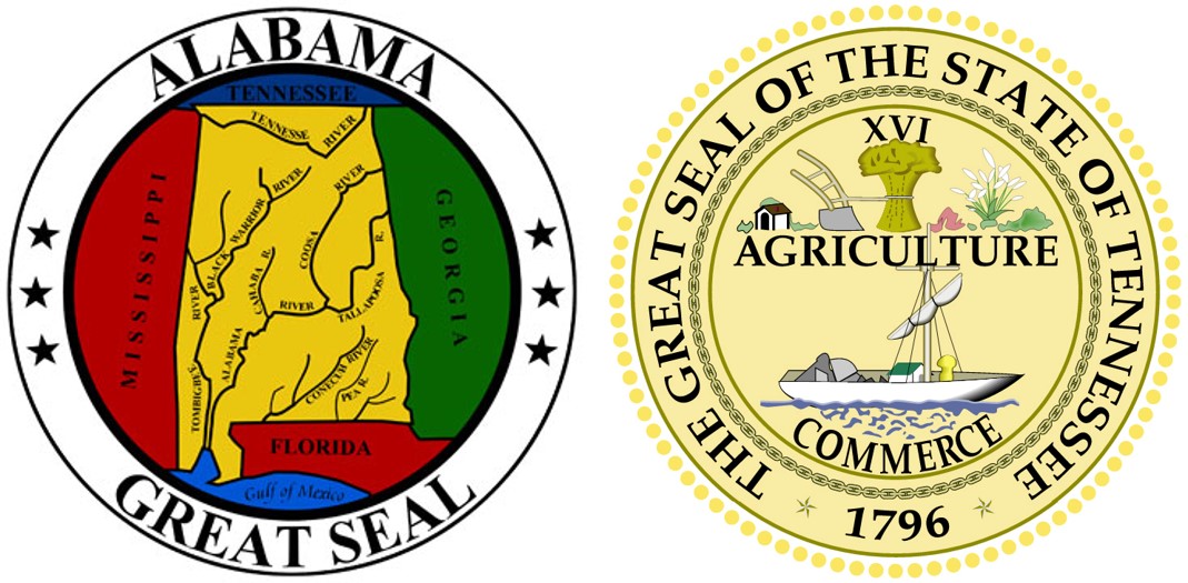 Nashville Field Division State Seals