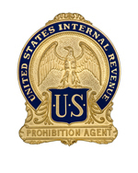 IRS badge from 1920 - 1926