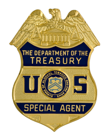 ATF badge from 1972 - 2002