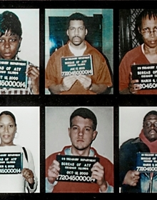 Compiled image of all suspects in the murder