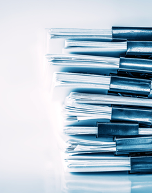 Stack of files