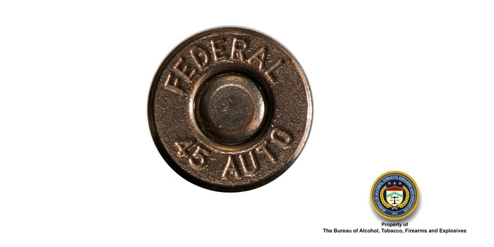Bottom of .45 Cal Bullet