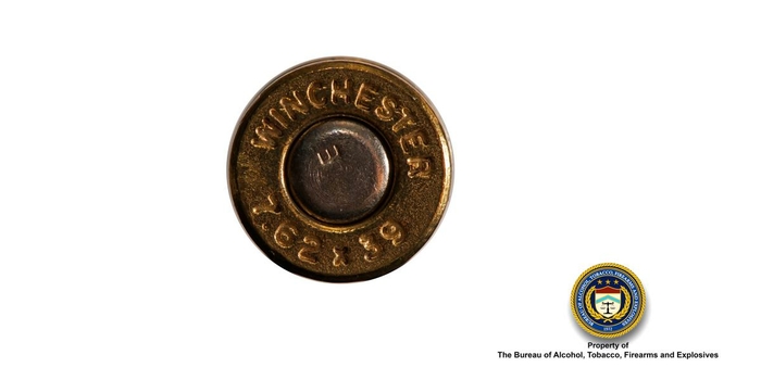 Bottom of 7.62 Cal (Rifle) Bullet 