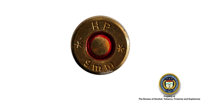 9 mm bullet bottom