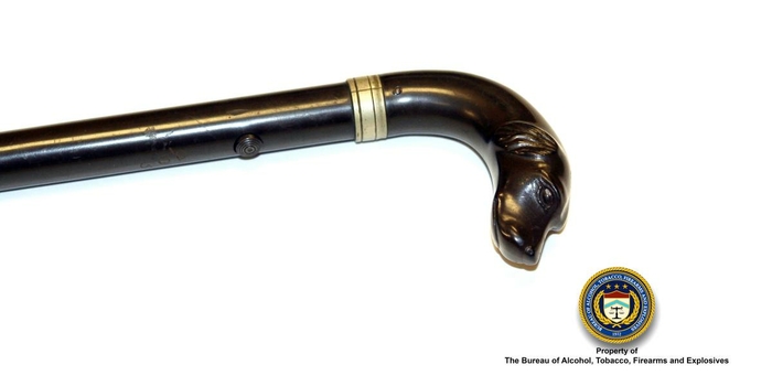 Cane gun trigger