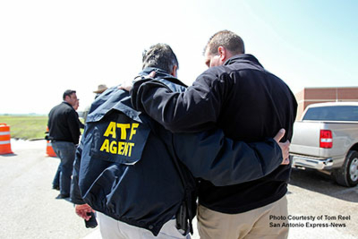 Agents hugging each other
