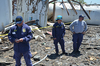 NRT standing in a crime scene