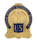 IRS badge from 1920 - 1926