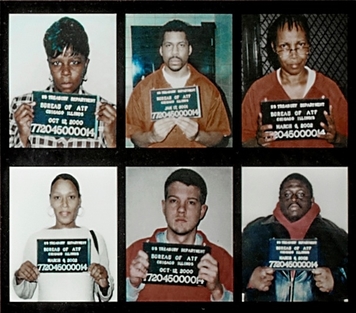 Compiled image of all suspects in the murder