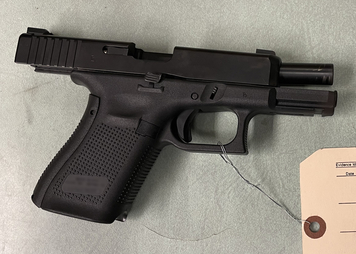 The stolen Smith & Wesson handgun used in the 2023 shootout outside a McKees Rocks bar.