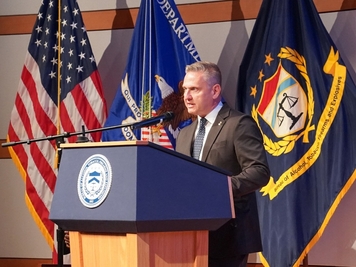 ATF Director Cekada at the annual ATF Awards