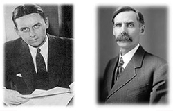 Eliot Ness (left) and Andrew Volstead (right)