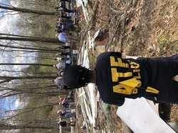 ATF Certified Fire Investigators and law enforcement officers working a crime scene