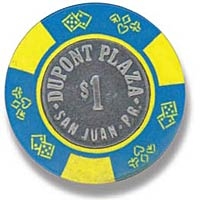 A Dupont Plaza Poker Chip