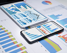 Data charts on mobile devices