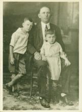 Image of Patrick C. Sharp and his two sons, Vernon and William