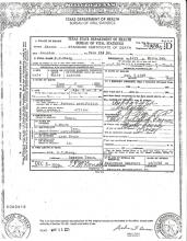 Image of Patrick C. Sharp's certificate of death