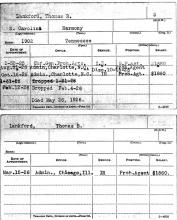 Image of Thomas B Lankford oath of office document