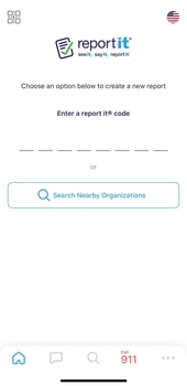 Screenshot of report it® app.